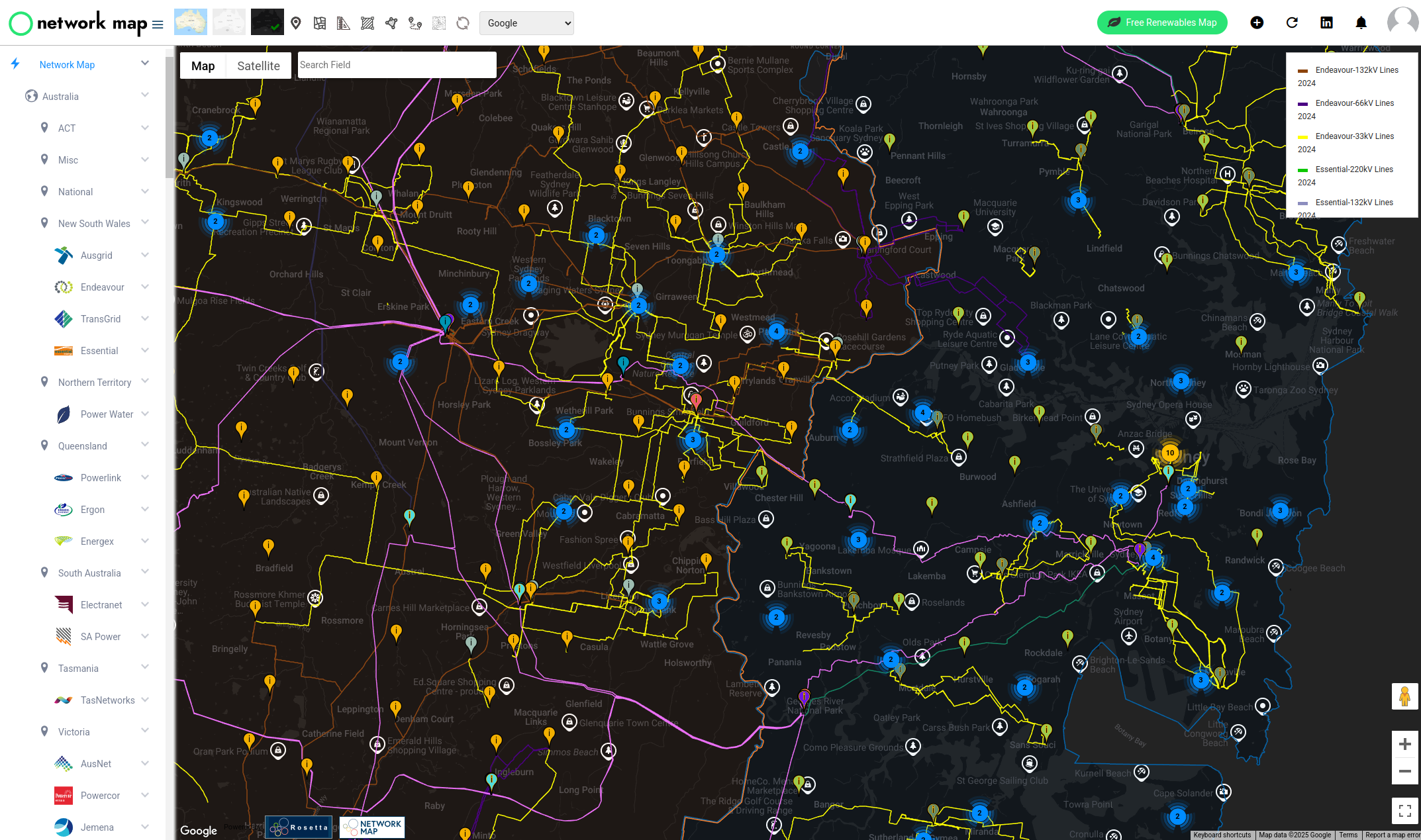 Network Map Preview